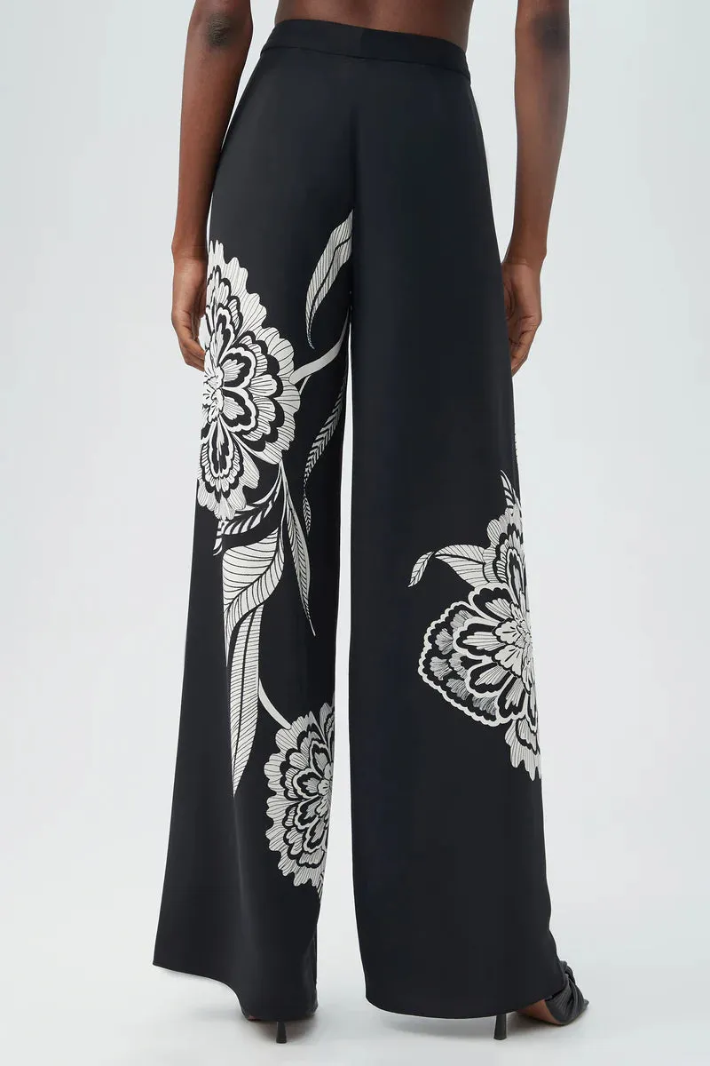 Verity 2 Pant by Trina Turk in Black Savanna Sand