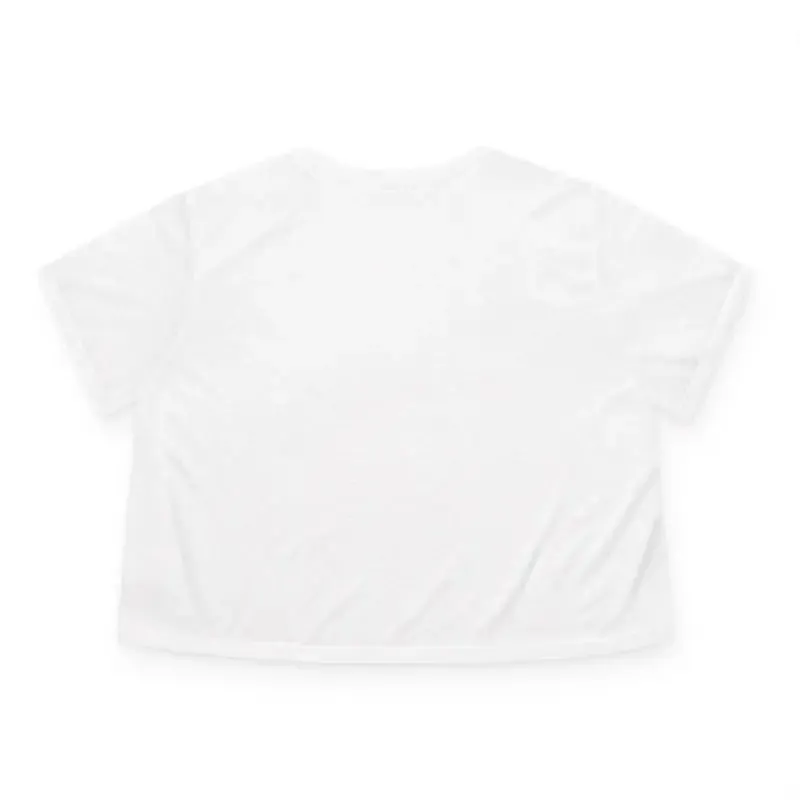Wild Flowers Womens Flowy Cropped Tee