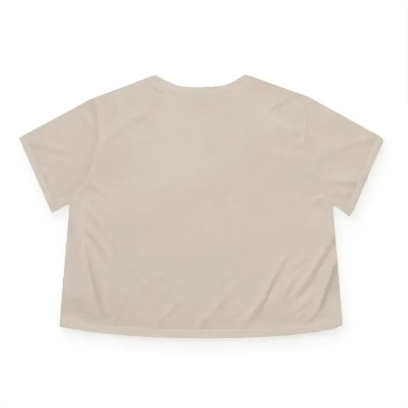 Wild Flowers Womens Flowy Cropped Tee